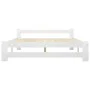 Solid white pine wood bed frame 180x200 cm by vidaXL, Beds and slatted bases - Ref: Foro24-322003, Price: 162,93 €, Discount: %