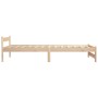 Estructura de cama de madera maciza de pino 90x200 cm de vidaXL, Camas y somieres - Ref: Foro24-321991, Precio: 101,30 €, Des...
