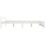 Solid white pine wood bed frame 180x200 cm by vidaXL, Beds and slatted bases - Ref: Foro24-322003, Price: 162,93 €, Discount: %