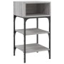 Mesitas noche 2 uds madera ingeniería gris Sonoma 35x34,5x70 cm de vidaXL, Mesitas de noche - Ref: Foro24-825890, Precio: 62,...