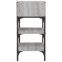 Mesitas noche 2 uds madera ingeniería gris Sonoma 35x34,5x70 cm de vidaXL, Mesitas de noche - Ref: Foro24-825890, Precio: 62,...