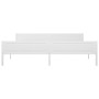 Estructura de cama de madera maciza de pino blanco 200x200 cm de vidaXL, Camas y somieres - Ref: Foro24-322109, Precio: 130,7...