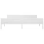 Solid white pine wood bed frame 200x200 cm by vidaXL, Beds and slatted bases - Ref: Foro24-322109, Price: 129,19 €, Discount: %
