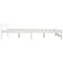 Solid white pine wood bed frame 160x200 cm by vidaXL, Beds and slatted bases - Ref: Foro24-322002, Price: 125,79 €, Discount: %