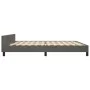 Dark gray velvet bed frame with headboard 200x200 cm by vidaXL, Beds and slatted bases - Ref: Foro24-347592, Price: 133,45 €,...