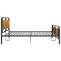 Estructura de cama de metal 200x200 cm