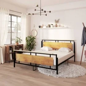 Metal bed frame 180x200 cm by vidaXL, Beds and slatted bases - Ref: Foro24-324874, Price: 146,19 €, Discount: %