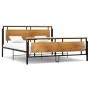 Estructura de cama de metal 180x200 cm de vidaXL, Camas y somieres - Ref: Foro24-324874, Precio: 146,07 €, Descuento: %