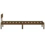 Honey brown single pine wood bed frame 90x190 cm by vidaXL, Beds and slatted bases - Ref: Foro24-810115, Price: 84,70 €, Disc...