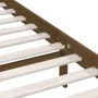 Honey brown single pine wood bed frame 90x190 cm by vidaXL, Beds and slatted bases - Ref: Foro24-810115, Price: 84,70 €, Disc...