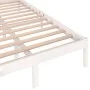 Massiver Bettrahmen aus weißem Kiefernholz, 120 x 200 cm von vidaXL, Betten und Lattenroste - Ref: Foro24-810426, Preis: 88,2...