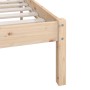 Solid pine wood bed frame 140x200 cm by vidaXL, Beds and slatted bases - Ref: Foro24-810147, Price: 119,73 €, Discount: %