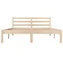 Solid pine wood bed frame 120x190 cm by vidaXL, Beds and slatted bases - Ref: Foro24-810400, Price: 87,76 €, Discount: %