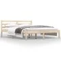 Estructura de cama madera maciza de pino 150x200 cm de vidaXL, Camas y somieres - Ref: Foro24-810435, Precio: 103,93 €, Descu...