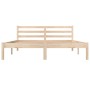 Estructura de cama madera maciza de pino 150x200 cm de vidaXL, Camas y somieres - Ref: Foro24-810435, Precio: 105,22 €, Descu...