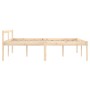 Bett für Senioren aus massivem Kiefernholz 140x190 cm von vidaXL, Betten und Lattenroste - Ref: Foro24-810594, Preis: 124,55 ...
