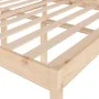 Bett für Senioren aus massivem Kiefernholz 140x190 cm von vidaXL, Betten und Lattenroste - Ref: Foro24-810594, Preis: 122,77 ...
