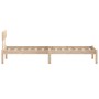 Solid pine wood bed frame 90x200 cm by vidaXL, Beds and slatted bases - Ref: Foro24-810132, Price: 81,58 €, Discount: %