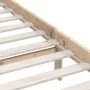 Solid pine wood bed frame 90x200 cm by vidaXL, Beds and slatted bases - Ref: Foro24-810132, Price: 65,84 €, Discount: %