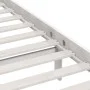 Estructura de cama madera maciza de pino blanco 135x190 cm de vidaXL, Camas y somieres - Ref: Foro24-810123, Precio: 108,94 €...