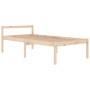 Bett für Senioren aus massivem Kiefernholz 100x200 cm von vidaXL, Betten und Lattenroste - Ref: Foro24-810604, Preis: 114,84 ...