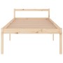 Cama para personas mayores madera maciza de pino 100x200 cm de vidaXL, Camas y somieres - Ref: Foro24-810604, Precio: 103,75 ...