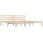 Solid pine wood bed frame 180x200 cm by vidaXL, Beds and slatted bases - Ref: Foro24-810445, Price: 114,14 €, Discount: %