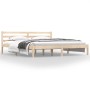 Solid pine wood bed frame 180x200 cm by vidaXL, Beds and slatted bases - Ref: Foro24-810445, Price: 115,89 €, Discount: %