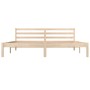 Solid pine wood bed frame 180x200 cm by vidaXL, Beds and slatted bases - Ref: Foro24-810445, Price: 115,89 €, Discount: %