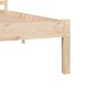 Solid pine wood bed frame 180x200 cm by vidaXL, Beds and slatted bases - Ref: Foro24-810445, Price: 115,89 €, Discount: %