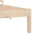 Solid pine wood bed frame 180x200 cm by vidaXL, Beds and slatted bases - Ref: Foro24-810445, Price: 114,14 €, Discount: %