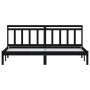 Estructura de cama de madera maciza de pino negro 200x200 cm de vidaXL, Camas y somieres - Ref: Foro24-3100613, Precio: 155,4...