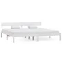 Estructura de cama madera maciza de pino blanco 200x200 cm de vidaXL, Camas y somieres - Ref: Foro24-810168, Precio: 94,62 €,...