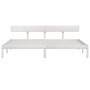 Estructura de cama madera maciza de pino blanco 200x200 cm de vidaXL, Camas y somieres - Ref: Foro24-810168, Precio: 116,44 €...