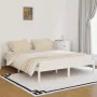 Solid white pine wood bed frame 160x200 cm by vidaXL, Beds and slatted bases - Ref: Foro24-810441, Price: 100,97 €, Discount: %