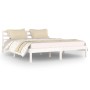 Estructura de cama madera maciza de pino blanco 160x200 cm de vidaXL, Camas y somieres - Ref: Foro24-810441, Precio: 102,09 €...