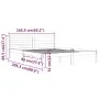 Solid white pine wood bed frame 160x200 cm by vidaXL, Beds and slatted bases - Ref: Foro24-810441, Price: 100,97 €, Discount: %