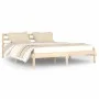 Bettgestell aus massivem Kiefernholz, 160 x 200 cm von vidaXL, Betten und Lattenroste - Ref: Foro24-810440, Preis: 100,95 €, ...