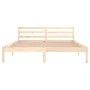 Bettgestell aus massivem Kiefernholz, 160 x 200 cm von vidaXL, Betten und Lattenroste - Ref: Foro24-810440, Preis: 100,95 €, ...