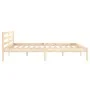 Estructura de cama de madera maciza de pino 160x200 cm de vidaXL, Camas y somieres - Ref: Foro24-810440, Precio: 101,12 €, De...