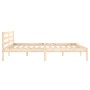 Solid pine wood bed frame 160x200 cm by vidaXL, Beds and slatted bases - Ref: Foro24-810440, Price: 102,33 €, Discount: %