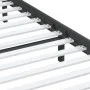 Solid gray pine wood bed frame 200x200 cm by vidaXL, Beds and slatted bases - Ref: Foro24-3100611, Price: 153,21 €, Discount: %
