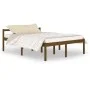 Elderly bed solid honey brown pine wood 150x200 cm by vidaXL, Beds and slatted bases - Ref: Foro24-810622, Price: 118,50 €, D...