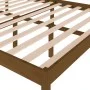 Elderly bed solid honey brown pine wood 150x200 cm by vidaXL, Beds and slatted bases - Ref: Foro24-810622, Price: 118,50 €, D...