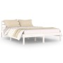 Estructura de cama madera maciza de pino blanco 140x200 cm de vidaXL, Camas y somieres - Ref: Foro24-810431, Precio: 82,36 €,...