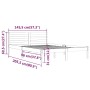 Estructura de cama madera maciza de pino blanco 140x200 cm de vidaXL, Camas y somieres - Ref: Foro24-810431, Precio: 82,36 €,...