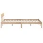 Solid pine wood bed frame 150x200 cm by vidaXL, Beds and slatted bases - Ref: Foro24-810152, Price: 97,47 €, Discount: %