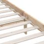 Solid pine wood bed frame 150x200 cm by vidaXL, Beds and slatted bases - Ref: Foro24-810152, Price: 97,47 €, Discount: %