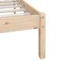 Solid pine wood bed frame 150x200 cm by vidaXL, Beds and slatted bases - Ref: Foro24-810152, Price: 97,47 €, Discount: %