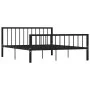 Schwarzer Metallbettrahmen 160x200 cm von vidaXL, Betten und Lattenroste - Ref: Foro24-284572, Preis: 140,42 €, Rabatt: %